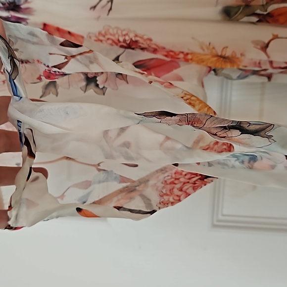 Silk blend Bellaumbra dress size Large - Picture 6 of 8